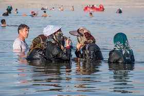 لجن درمانی در سواحل دریاچه ارومیه