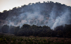 آتش غیر قابل کنترل در جنگل های مریوان/ انفجار چندین مین در منطقە آسن‌آباد