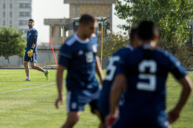 علیرضا بیرانوند در نخستین تمرین تیم ملی پس از جام جهانی