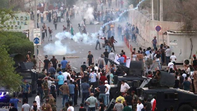 لغو اجرای مقررات منع آمد و شد در بصره دقایقی پس از اعلام