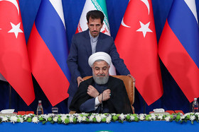 نشست مطبوعاتی روحانی، اردوغان و پوتین