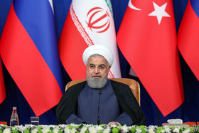 نشست مطبوعاتی روحانی، اردوغان و پوتین