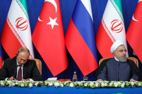 نشست مطبوعاتی روحانی، اردوغان و پوتین