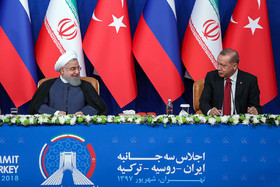 نشست مطبوعاتی روحانی، اردوغان و پوتین