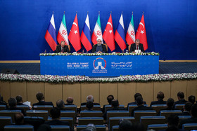 نشست مطبوعاتی روحانی، اردوغان و پوتین