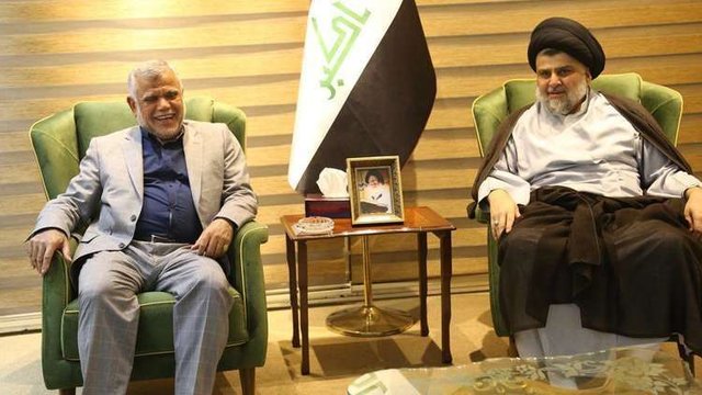 توافق مقتدی صدر و هادی عامری درمورد تسریع در تشکیل دولت 