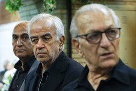 جلال مقامی و ناصر ممدوح در مراسم یادبود حسین عرفانی
