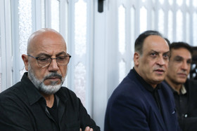 بهمن هاشمی در مراسم یادبود حسین عرفانی