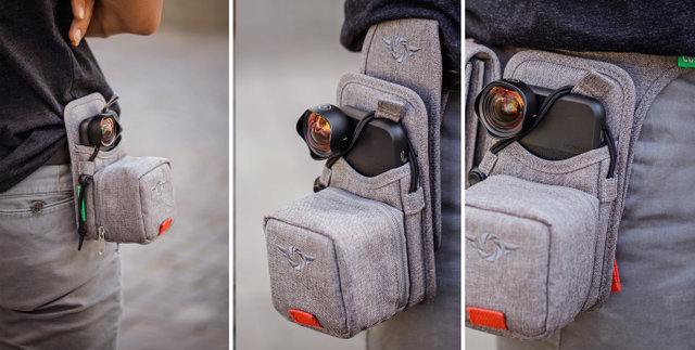 کیف دوربین با قابلیت شارژ تلفن همراه (+تصاویر)