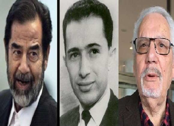 صدام و وزیر خارجه اسبق الجزایر