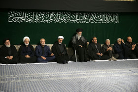 مراسم عزاداری حسینی(ع) در حسینیه امام خمینی(ره) برگزار شد