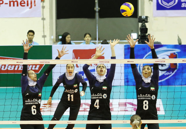 حریفان بانوان والیبالیست ایران در آسیا مشخص شدند