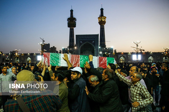 تشییع پیکر شهدا در مشهد تشییع پیکر شهدا در مشهد