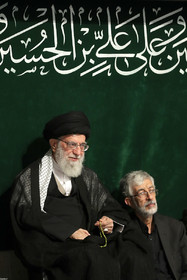 مراسم عزاداری شب تاسوعای حسینی (ع) در حسینیه امام خمینی(ره)
