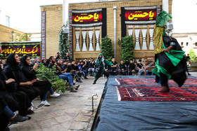 عزاداری تاسوعای حسینی تهران - اجرای تعزیه در خانه موزه شهید مدرس