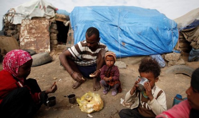 خطر قحطی ۵ میلیون کودک یمنی را تهدید می‌کند
