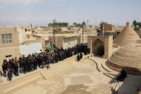 عزاداری عاشورا در روستای تاریخی بیابانک سرخه