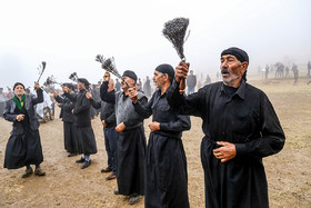 آیین عزاداری روز عاشورا در روستای بهل - اهر