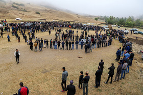 آیین عزاداری روز عاشورا در روستای بهل - اهر