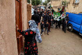 آیین عزاداری روز عاشورا در روستای بهل - اهر