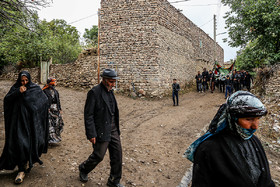 آیین عزاداری روز عاشورا در روستای بهل - اهر