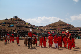 تعزیه روز عاشورا در روستای «رجعین» زنجان