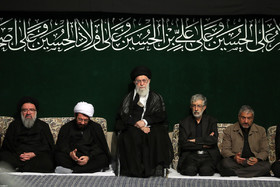مراسم عزاداری شام غریبان در حسینیه امام خمینی(ره)