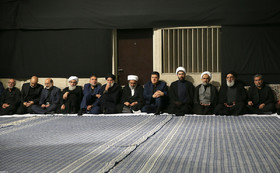 مراسم عزاداری شام غریبان در حسینیه امام خمینی(ره)