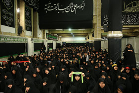مراسم عزاداری شام غریبان در حسینیه امام خمینی(ره)
