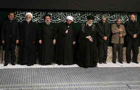 مراسم عزاداری شام غریبان در حسینیه امام خمینی(ره)