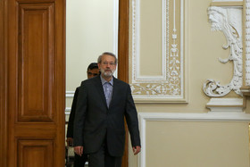 دیدار وزیر کشور جمهوری آذربایجان با علی لاریجانی
