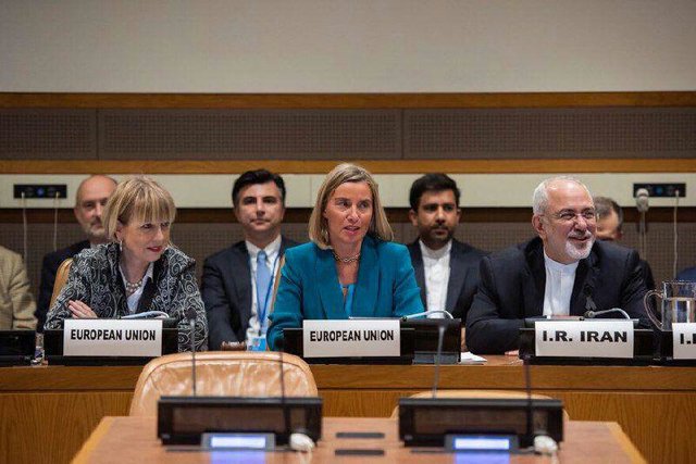 نشست وزیران خارجه ایران و اعضای ۱+۴ در نیویورک