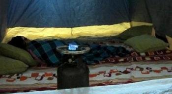 مرگ جوان 18 ساله در چادر مسافرتی