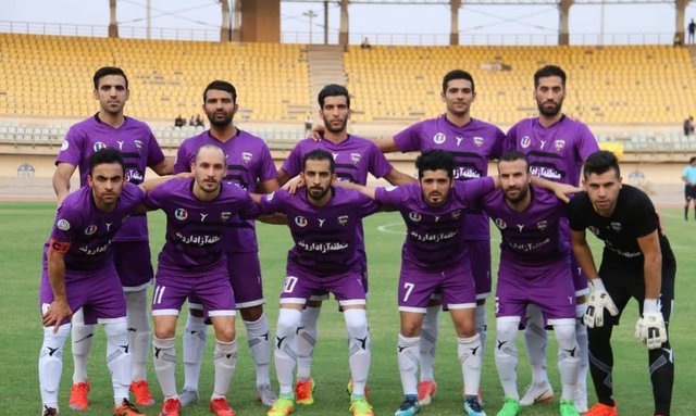 دیدار تیم‌های کارون اروند خرمشهر و فجر سپاسی شیراز