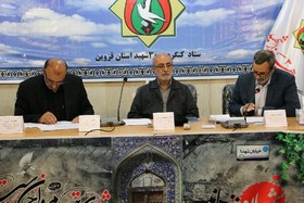 میزگرد بررسی نقش گردان‌های رزم و پشتیبانی قزوین برگزار شد