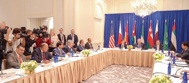 گفت‌وگوی وزرای خارجه عرب با وزیر خارجه آمریکا در رابطه با تشکیل ائتلاف ضدایرانی