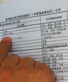 چین، موسسات بانکی و مالی ایران را در صدر فهرست کشورهای با خطرپذیری بسیار بالا قرار داد