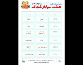 نمایش ۱۲ فیلم کودک و نوجوان در یک هفته
