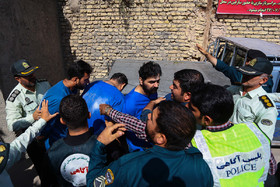 بازسازی صحنه قتل دو طلا فروش در منطقه رهنان اصفهان