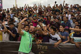 فینال بازیهای والیبال ساحلی تور تک ستاره ایران