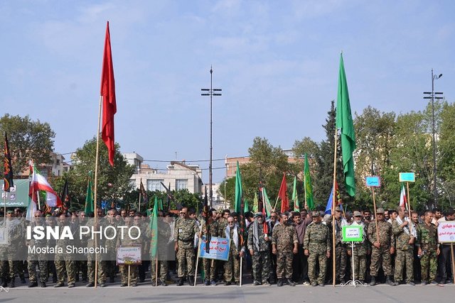 سپاهیان ولایت به خط شدند + تصاویر