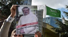 تحصن مقابل کنسولگری عربستان در استانبول برای آزادی روزنامه‌نگار سعودی