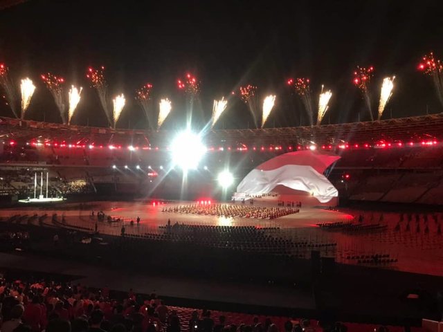 افتتاحیه بازیهای پاراآسیایی جاکارتا