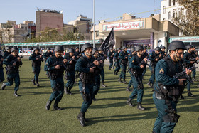 مراسم صبحگاه مشترک یگان‌های فرماندهی انتظامی تهران بزرگ