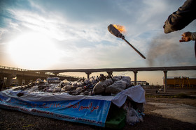 امحاء 1700 کیلوگرم مواد مخدر در قم