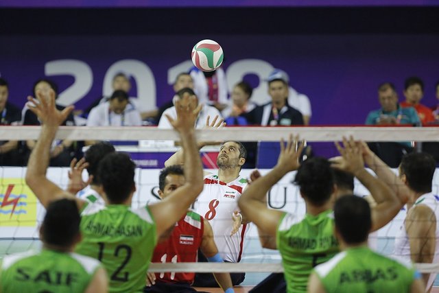 پیروزی تیم ملی والیبال نشسته ایران برابر روسیه در نخستین دیدار تدارکاتی