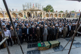 مراسم تشییع پیکر «محمد دبیرسیاقی»