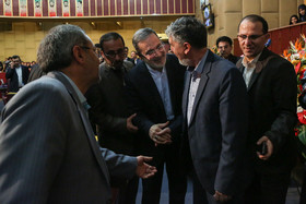 سیدمحمد بطحائی و سیدعباس صالحی در افتتاحیه نهمین دوره مجلس دانش آموزی