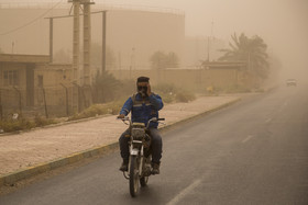 گردو غبار شدید در ماهشهر