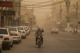 گردو غبار شدید در ماهشهر